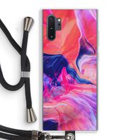 Earth And Ocean: Samsung Galaxy Note 10 Plus Transparant Hoesje met koord