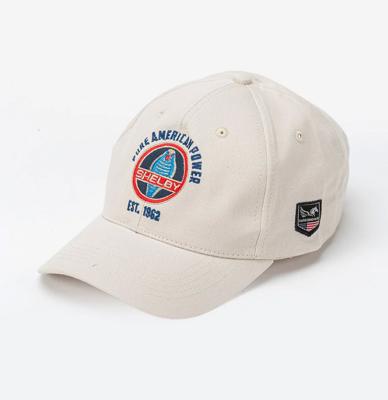 BINNENKORT: Carroll Shelby TEXAS Cap - Ecru