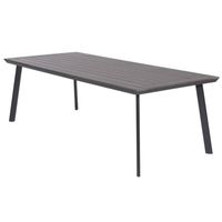 Garden Impressions - Vigo tafel - 230x100x73 - Polywood - carbon black - thumbnail