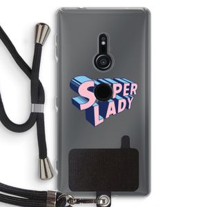 Superlady: Sony Xperia XZ2 Transparant Hoesje met koord