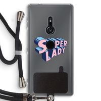 Superlady: Sony Xperia XZ2 Transparant Hoesje met koord