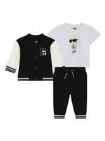 Karl Lagerfeld Kids survêtement à logo K/Ikonik - Noir