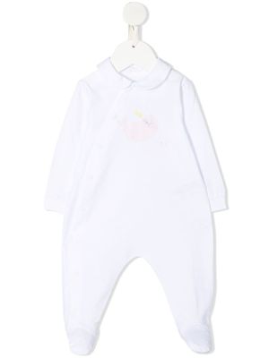 Il Gufo pyjama à motif animalier - Blanc