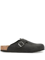 Birkenstock chaussons Boston - Noir