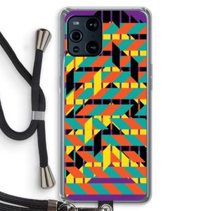 Skew Bee 2: Oppo Find X3 Transparant Hoesje met koord