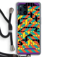 Skew Bee 2: Oppo Find X3 Transparant Hoesje met koord