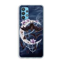 Vleermuizen Maan: Samsung Galaxy A32 4G Transparant Hoesje