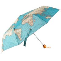 Paraplu met vintage wereldkaart | Sass & Belle - thumbnail