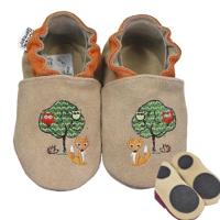 Hobea babyslofjes extra antislip Waldtiere-20-21