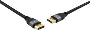 Oehlbach USB Evolution B USB 2.0 [1x USB-A 2.0 stekker - 1x USB-B 2.0 stekker] 3.00 m Rood/zwart Vergulde steekcontacten