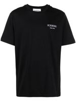 Iceberg t-shirt en coton à logo brodé - Noir