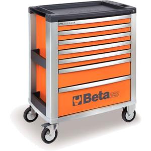 Beta C39/7 Oranje Gereedschapswagen, met zeven laden - 039000001