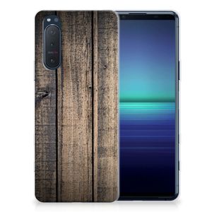 Sony Xperia 5II Bumper Hoesje Steigerhout