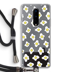 Spiegeleitjes: OnePlus 8 Transparant Hoesje met koord