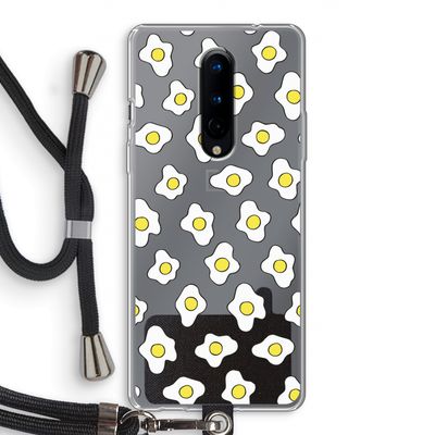 Spiegeleitjes: OnePlus 8 Transparant Hoesje met koord