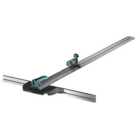 Wolfcraft T-rail | Met parallelsnijder | 1 stuk - 4008000