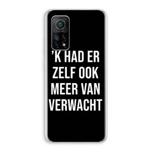 Meer verwacht - Zwart: Xiaomi Mi 10T 5G Transparant Hoesje