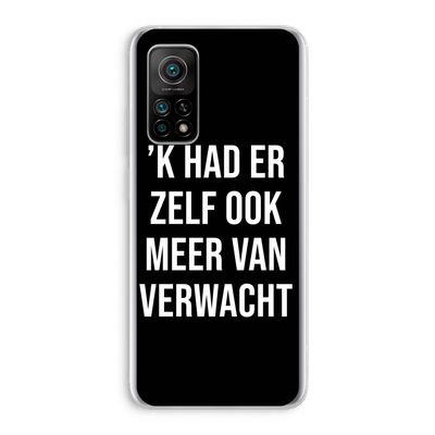 Meer verwacht - Zwart: Xiaomi Mi 10T 5G Transparant Hoesje