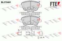 Remblokkenset, schijfrem FTE, Inbouwplaats: Vooras, u.a. fÃ¼r Ford - thumbnail