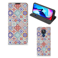 Motorola Moto G9 Play Standcase Tiles Color