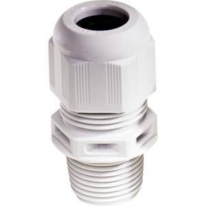 Wiska 10061435 Wartel Slagvast, Met trekontlasting, Met dichting 2 NPT Polyamide Grijs (RAL 7035) 3 stuk(s)