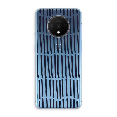 Moroccan stripes: OnePlus 7T Transparant Hoesje