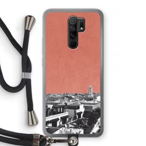 Marrakech Skyline : Xiaomi Redmi 9 Transparant Hoesje met koord