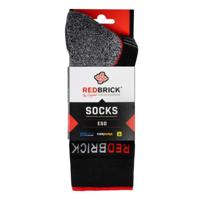 Redbrick ESD Sokken 25102 | Grijs/Zwart | Maat 50 - 00.083.020.47