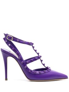 Valentino Garavani escarpins en cuir à brides 115 mm - Violet