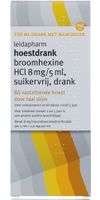 Leidapharm Hoestdrank Broomhexine HCI 8mg/5ml Suikervrij - thumbnail