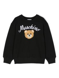 Moschino Kids sweat Teddy Bear à col rond - Noir