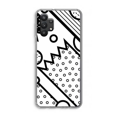 Pop Art #4: Samsung Galaxy A32 5G Transparant Hoesje