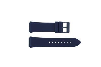 Horlogeband Guess W0571L1 / U0571L1 Silicoon Blauw 18mm