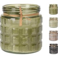 Citronella kaars in glazen pot Citronella kaars in glazen pot