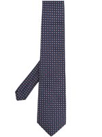 ETRO geometric-pattern regimental tie - Bleu