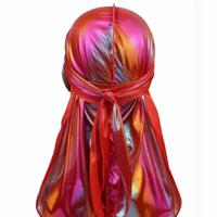 a-4 Laser zijde imitatie lange-tailed Pirate Hat Hip-hop Cape hoed Headkerchief