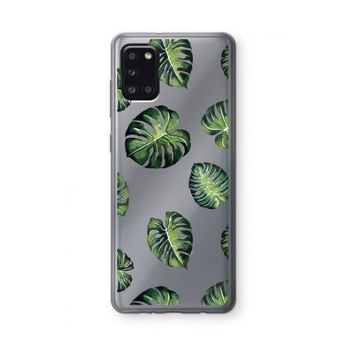 Tropische bladeren: Samsung Galaxy A31 Transparant Hoesje