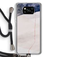Stone White: Xiaomi Poco X3 NFC Transparant Hoesje met koord Stone White: Xiaomi Poco X3 NFC Transparant Hoesje met koord