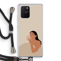 Fresh coffee: Samsung Galaxy Note 10 Lite Transparant Hoesje met koord