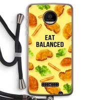 Eat Balanced: Motorola Moto Z Force Transparant Hoesje met koord
