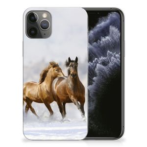 Apple iPhone 11 Pro TPU Hoesje Paarden