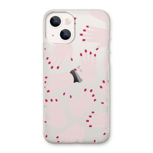 Hands pink: iPhone 13 Transparant Hoesje
