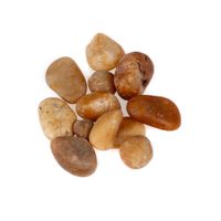 Decoratie/hobby stenen/kiezelstenen bruin 350 gram / 2 a 3 cm   -