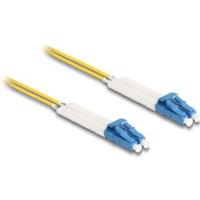 DeLOCK 88073 InfiniBand en Glasvezelkabel 5 m LC Geel