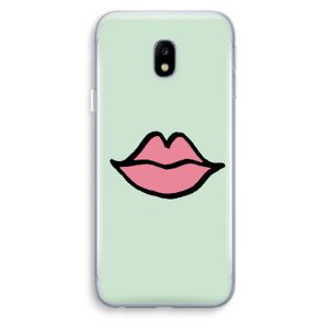 Kusje: Samsung Galaxy J3 (2017) Transparant Hoesje