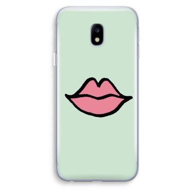 Kusje: Samsung Galaxy J3 (2017) Transparant Hoesje