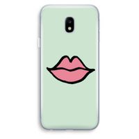 Kusje: Samsung Galaxy J3 (2017) Transparant Hoesje