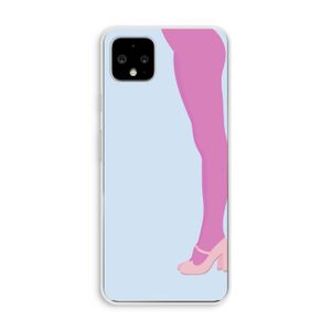 Pink panty: Pixel 4 XL Transparant Hoesje