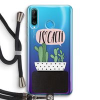 I love cacti: Huawei P30 Lite Transparant Hoesje met koord