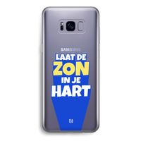 Laat de zon in je hart: Samsung Galaxy S8 Transparant Hoesje Laat de zon in je hart: Samsung Galaxy S8 Transparant Hoesje